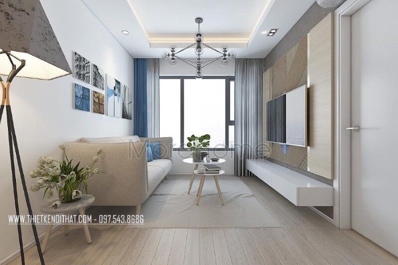 . Phong cách trang trí nội thất phòng khách của các căn hộ hiện đại là đơn giản, loại bỏ các chi tiết dư thừa để làm nổi bật được sự tinh tế và sang trọng của chủ nhà.